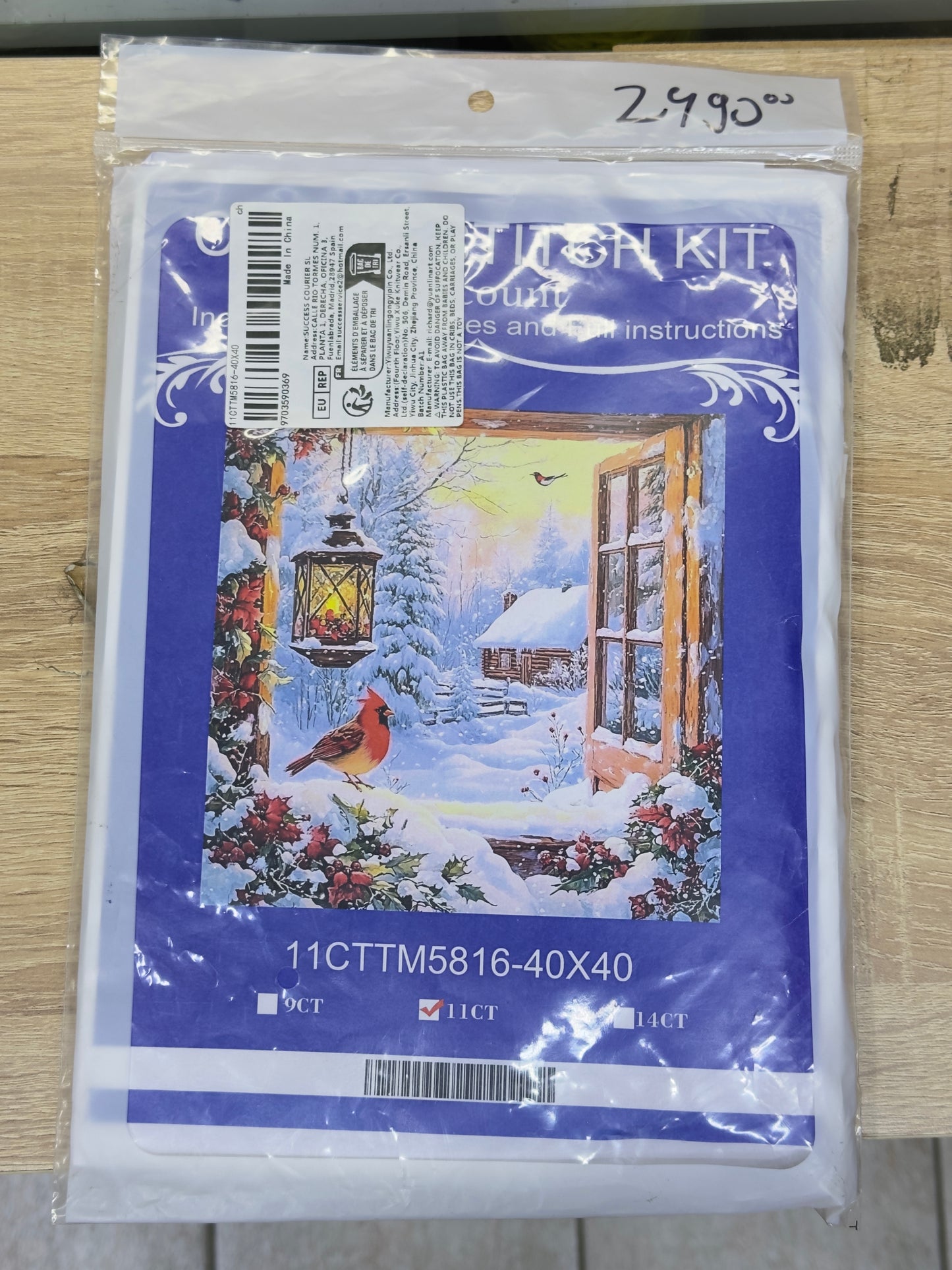 Goblen Set sa Koncima i Iglicama Kompletnan DIY Vez za Ljubitelje Rucnog Rada