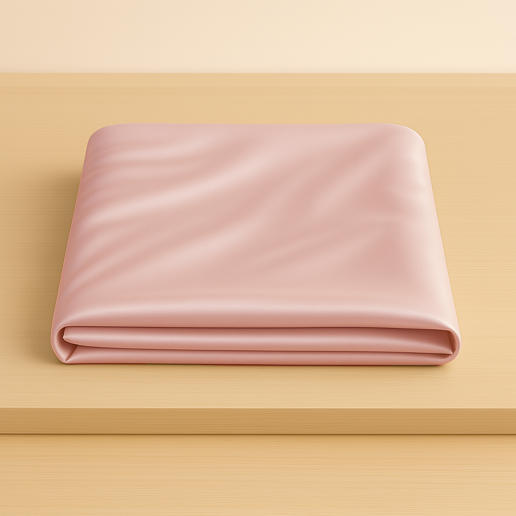 Bebi Roze Damast Glat Gotov Stolnjak Više Dimenzija (135x135, 180x135, 220x135, 275x135)