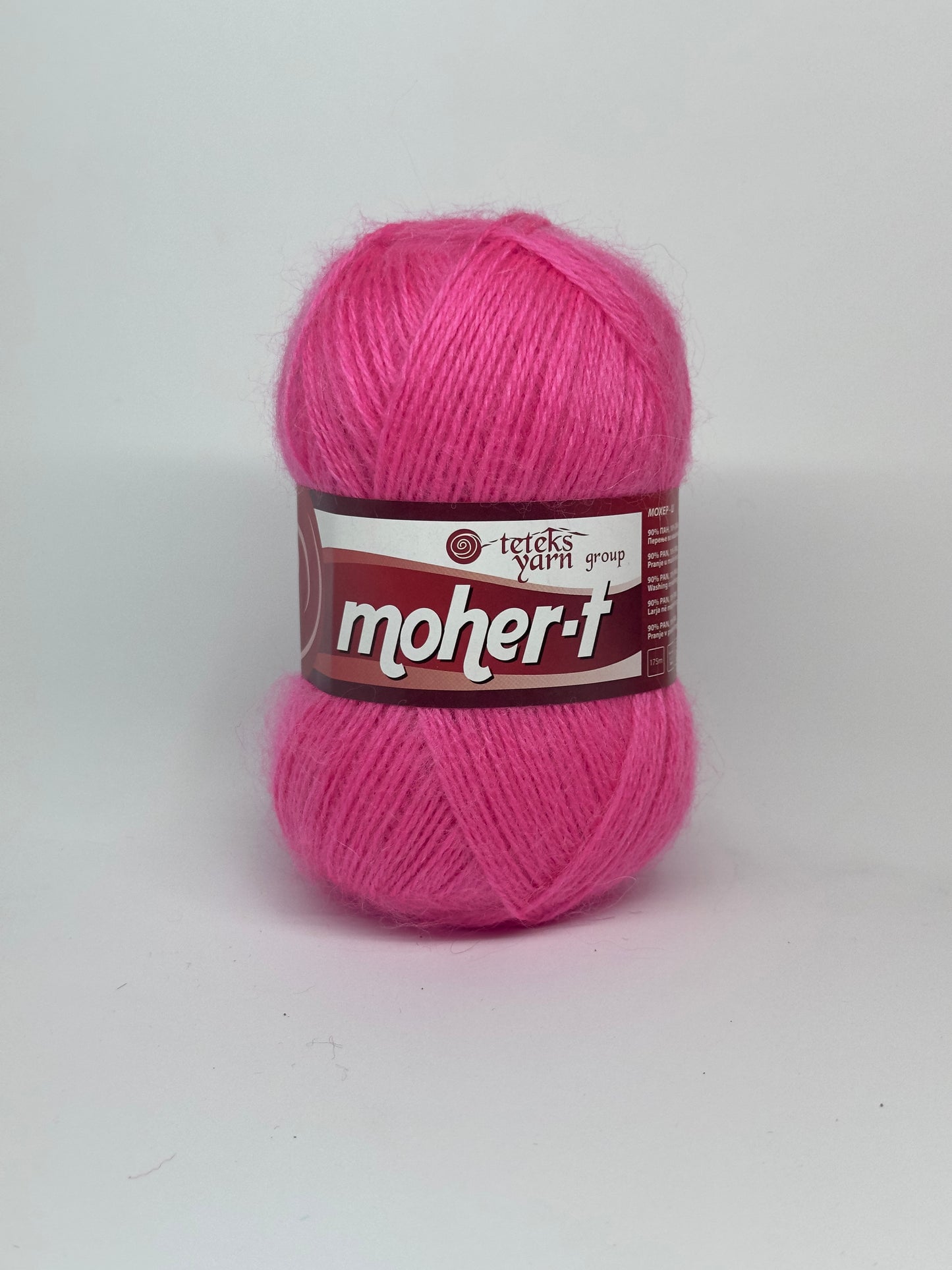 Makedonska Vunica za pletenje Moher-T 90% Pan, 10% Pan 50g/175m