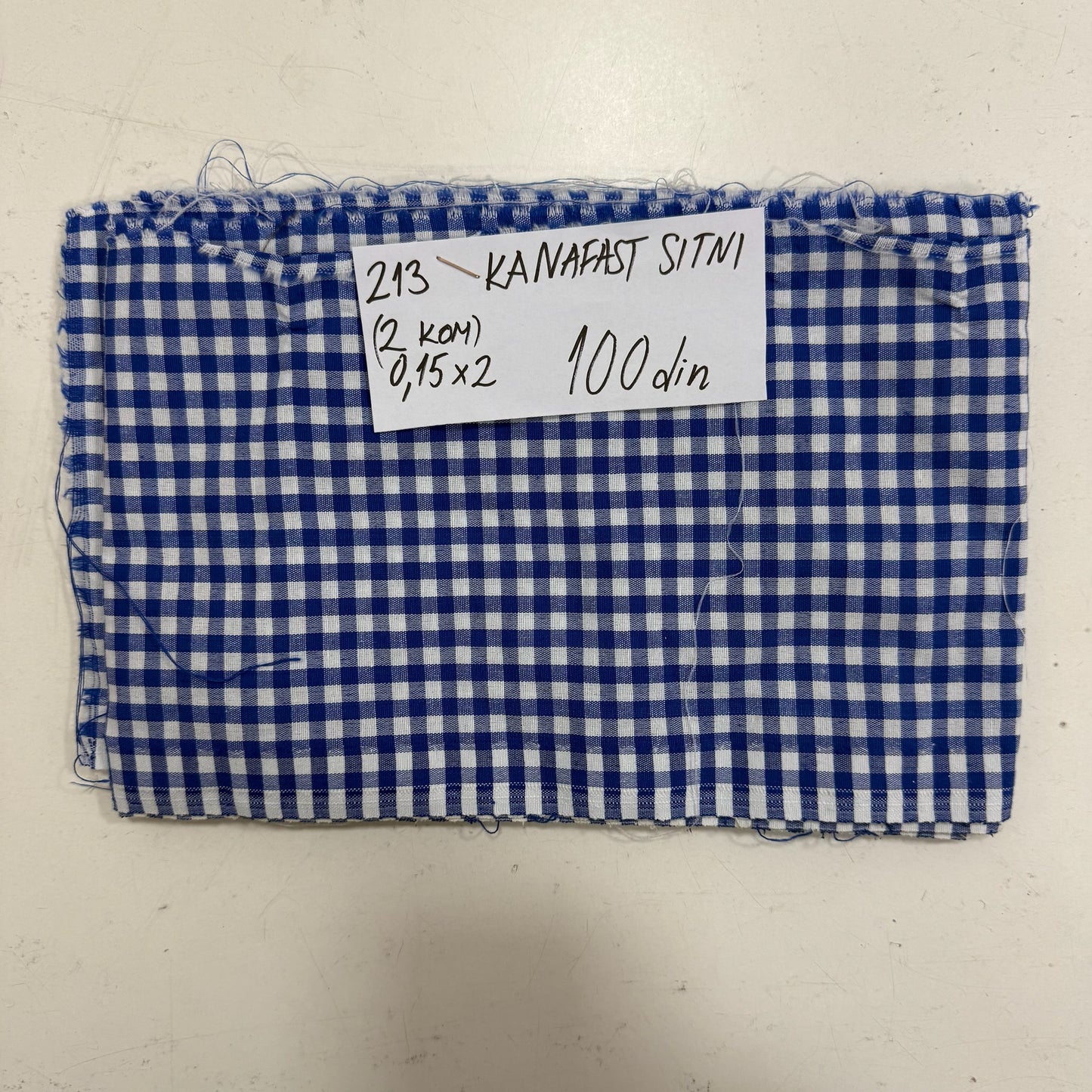 0213 KANAFAST SITNI 0,15x2(2 ком)