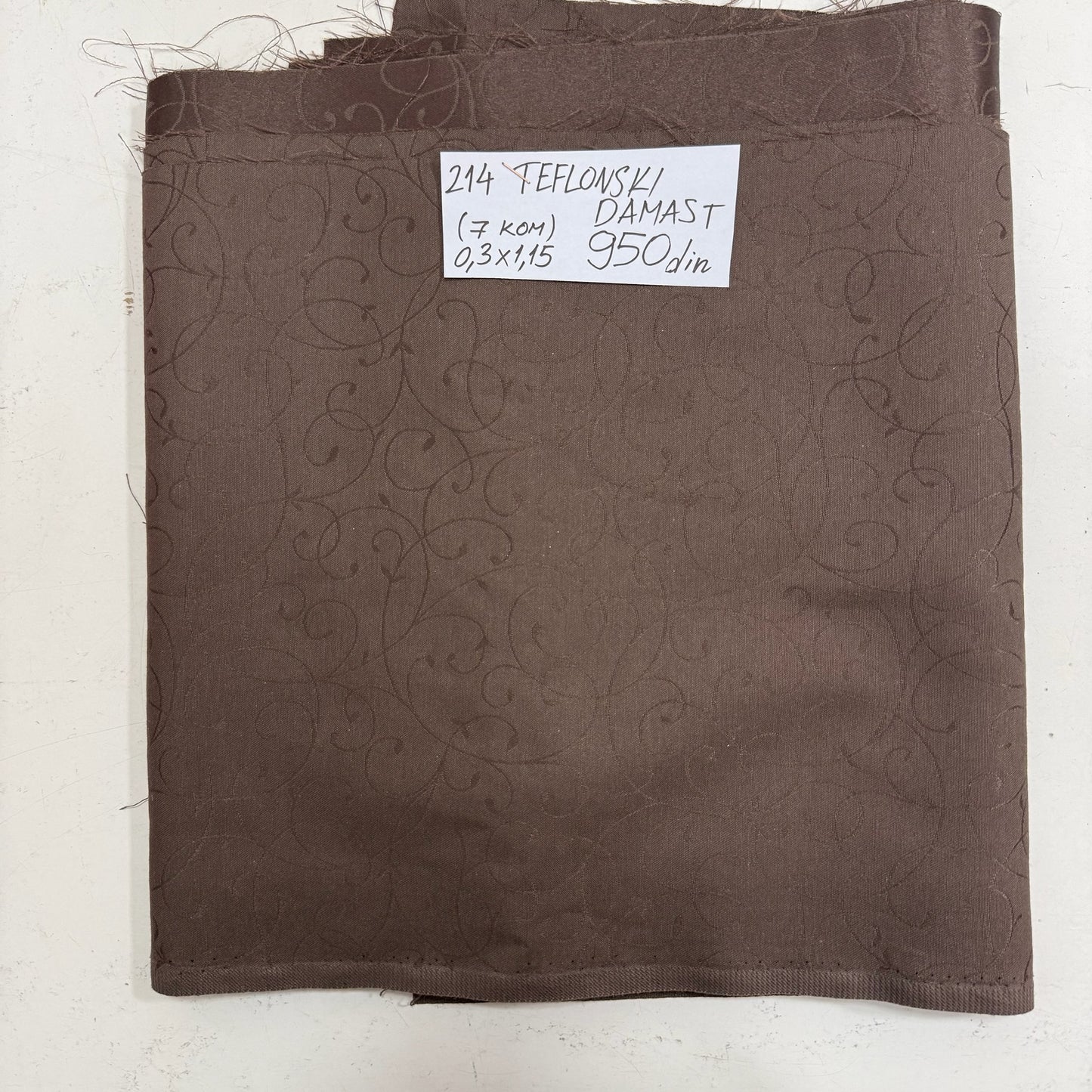 0214 TEFLONSKI DAMAST 0,3x1,15(7 KOM)