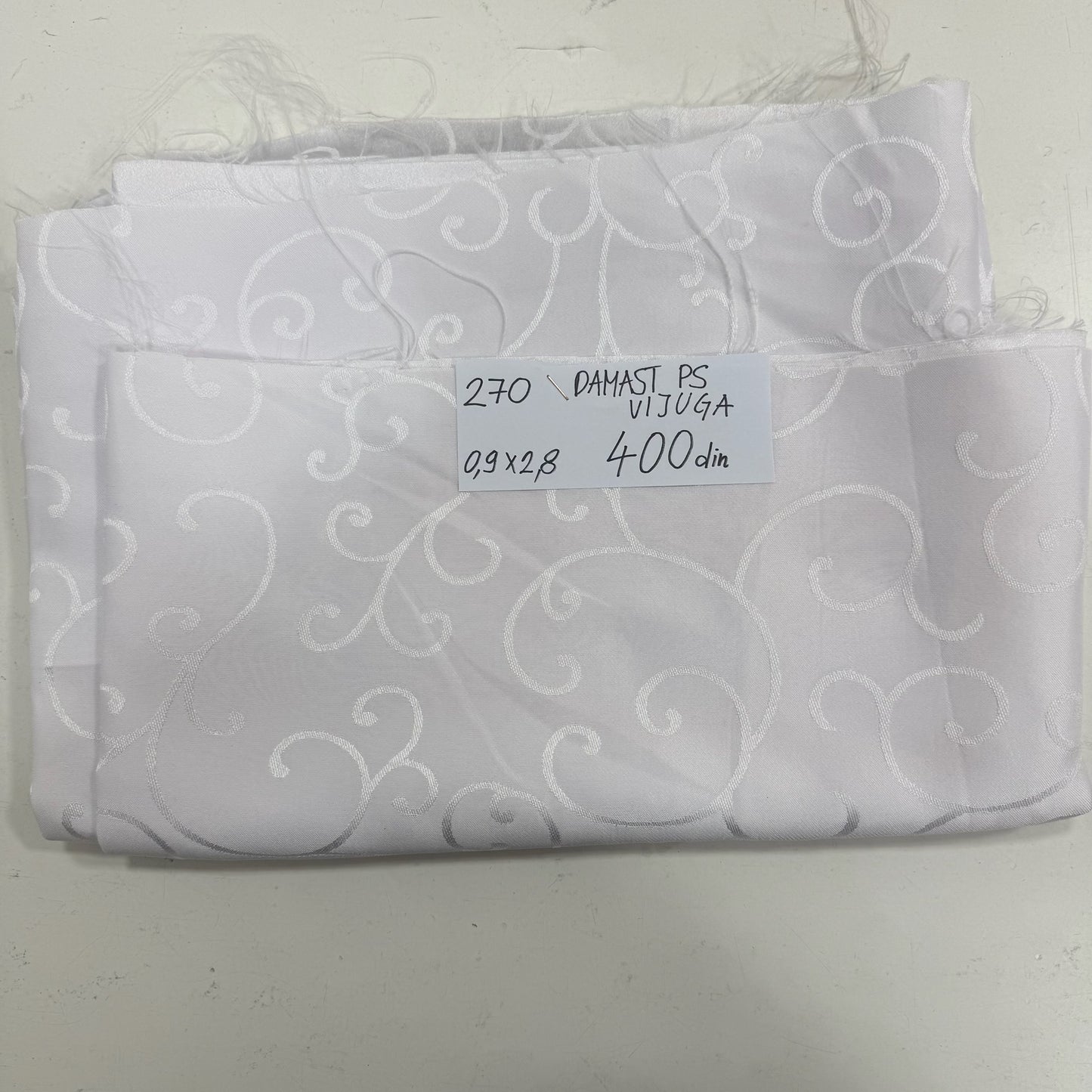 0270 DAMAST VIJUGA 0,9x2,8