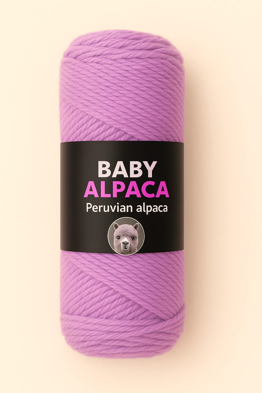 Vunica za Pletenje Baby Alpaca Vunica – 95% Alpaka, 5% Akril