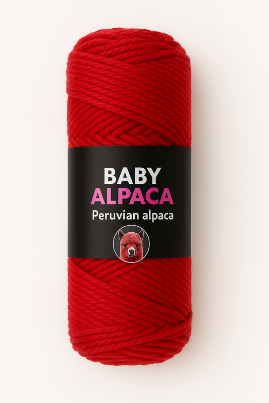Vunica za Pletenje Baby Alpaca Vunica – 95% Alpaka, 5% Akril