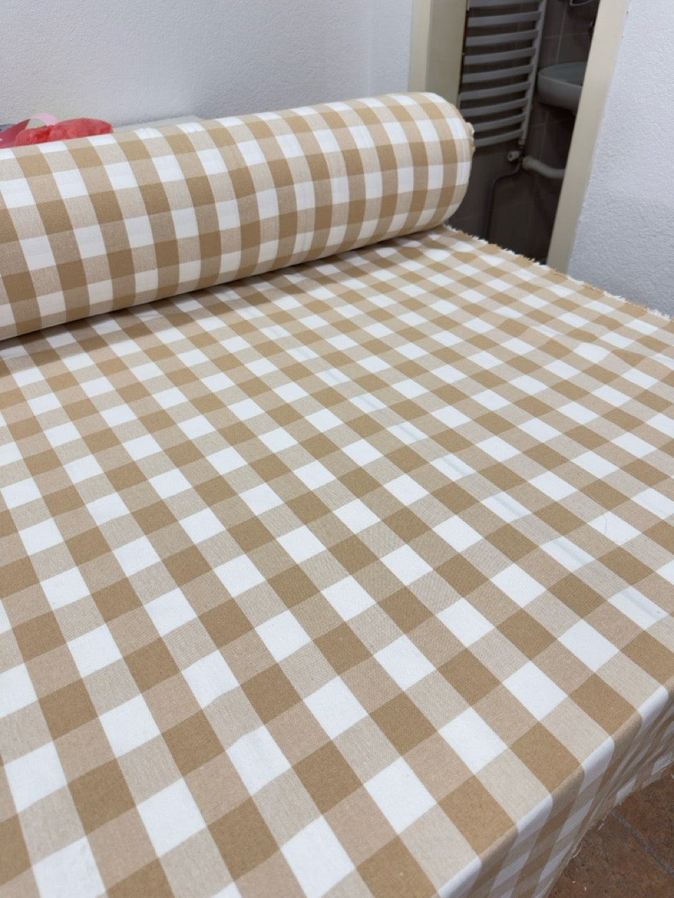 Vece kocke Kanafas Karirani Stolnjaci Zavese Draperi za Kafane Etno Selo Dekoracije