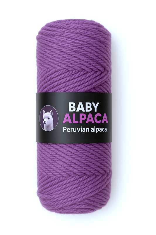 Vunica za Pletenje Baby Alpaca Vunica – 95% Alpaka, 5% Akril