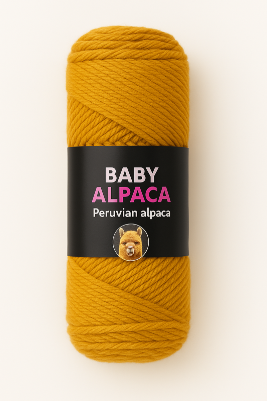 Vunica za Pletenje Baby Alpaca Vunica – 95% Alpaka, 5% Akril