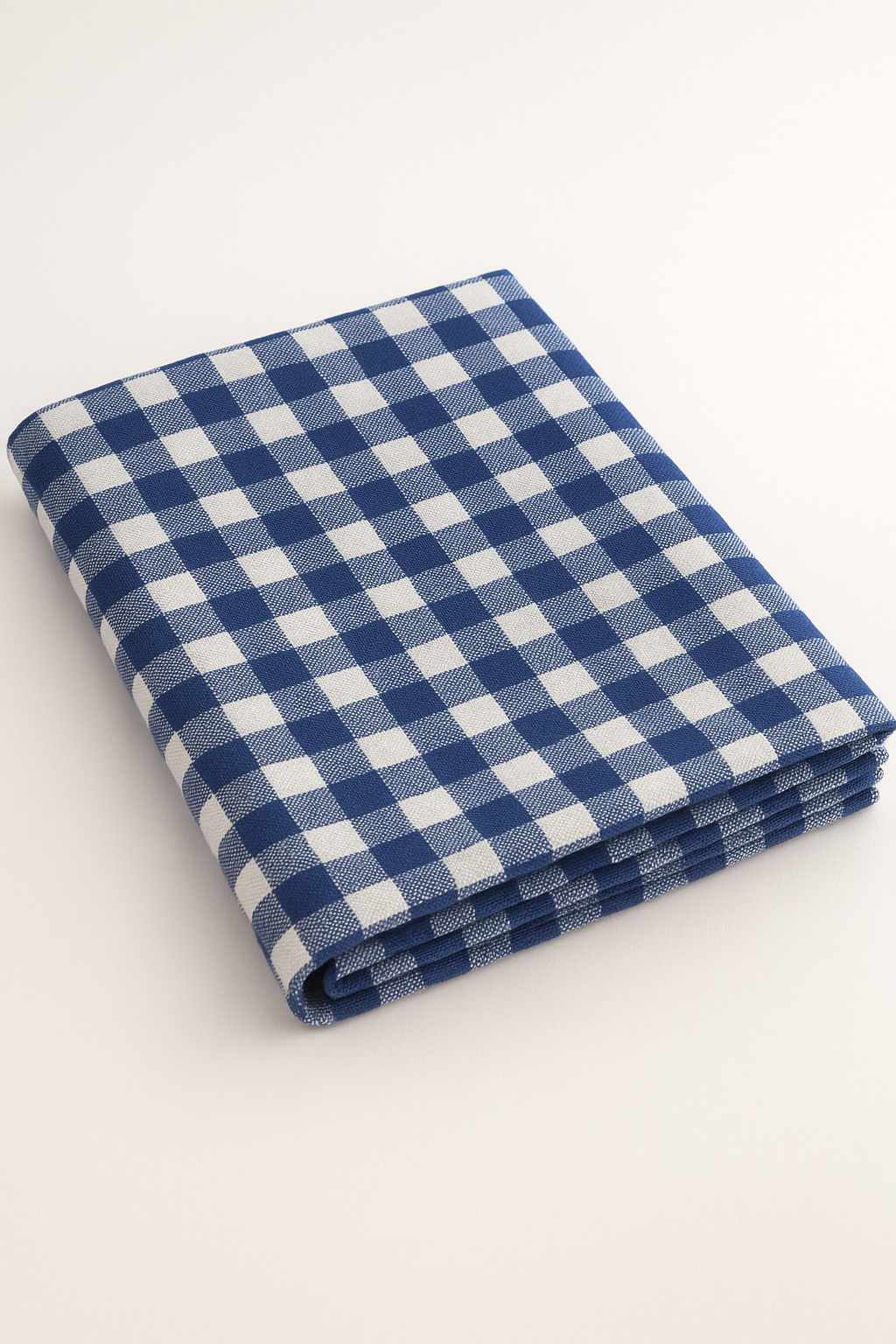 100% Pamucni Plavi Karirani Stolnjak Kanafast – Više Dimenzija (130x130, 130x170, fi130…)