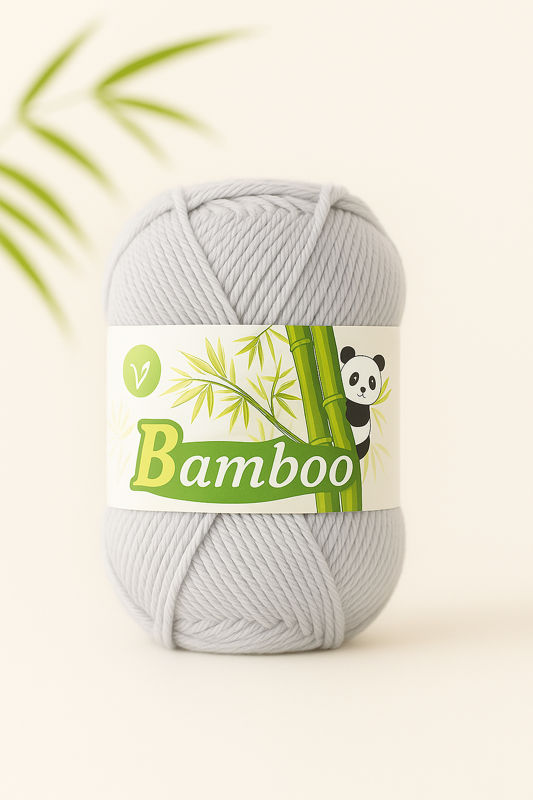 Konac Bambus Predivo 50g– Mekano, Prozračno i Idealno za Pletenje i Heklanje