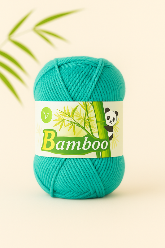 Konac Bambus Predivo 50g– Mekano, Prozračno i Idealno za Pletenje i Heklanje