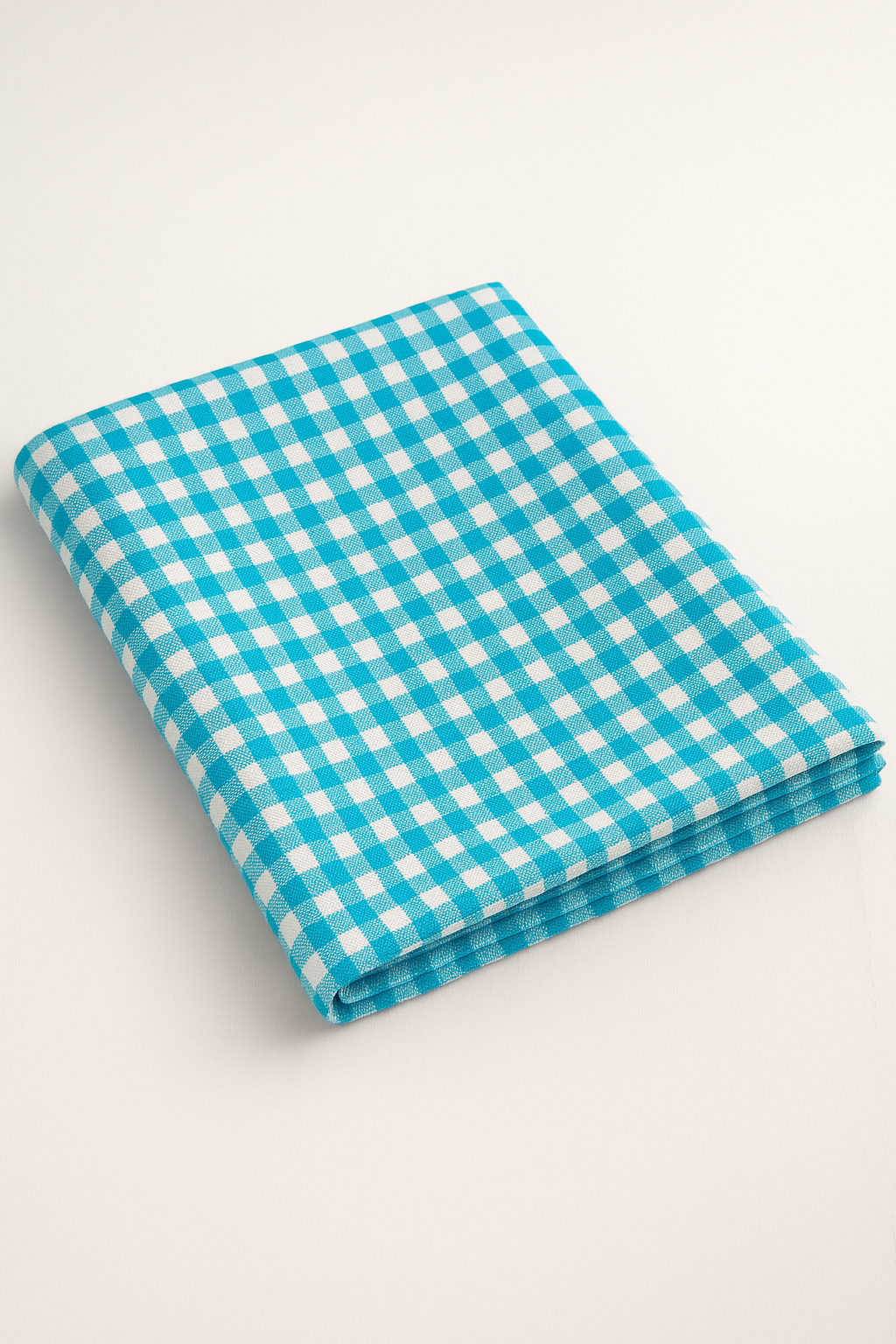 Tirkiz Karirani Stolnjak Kanafast – Više Dimenzija (130x130, 130x170, fi130…)