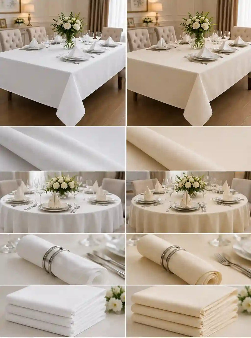 Polycotton 320 cm – Materijal za stolnjake i platnene salvete (70% pamuk) - DjinaTeks