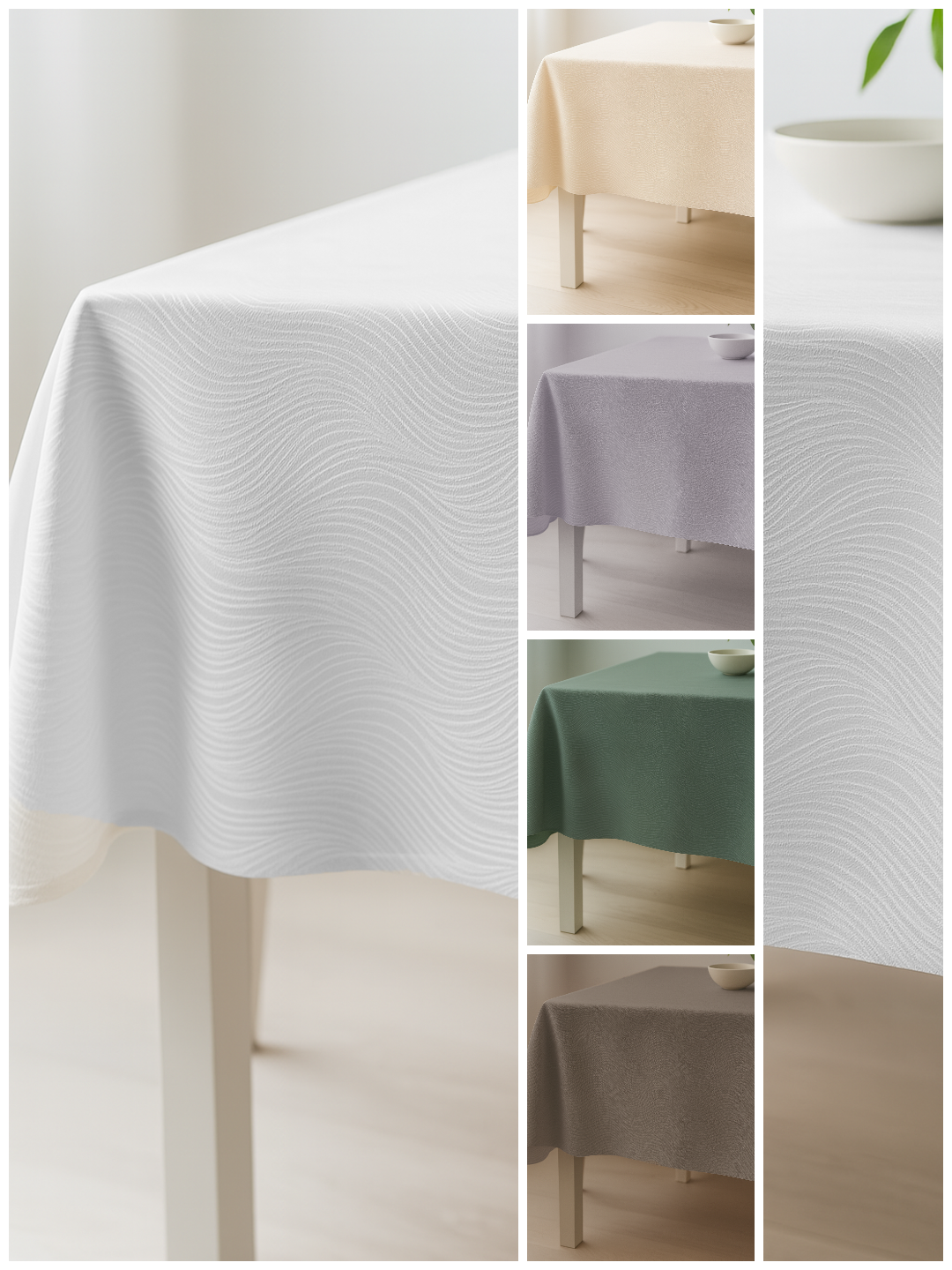 Gotovi Stolnjaci Damast Talasi