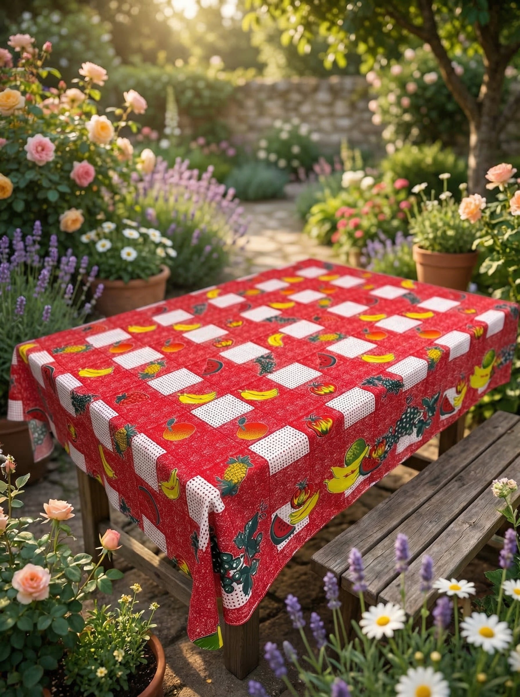 Prolecni Dekorativni Bastenski Stolnjak - DjinaTeks