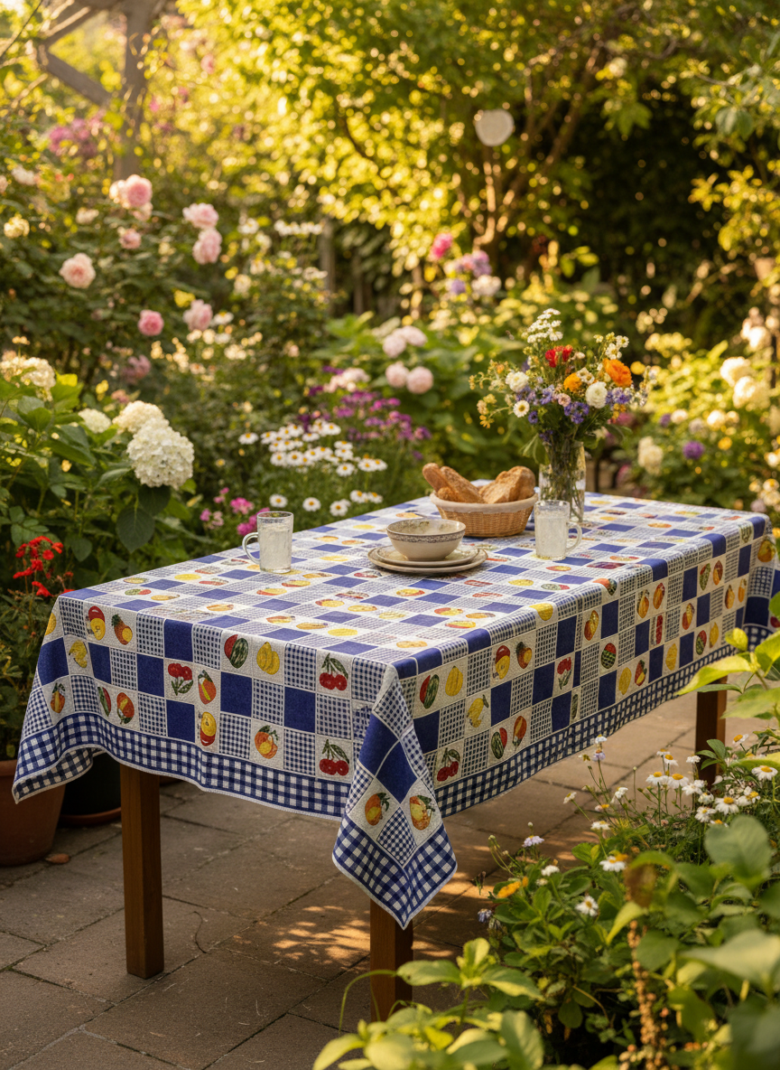 Prolecni Dekorativni Bastenski Stolnjak - DjinaTeks