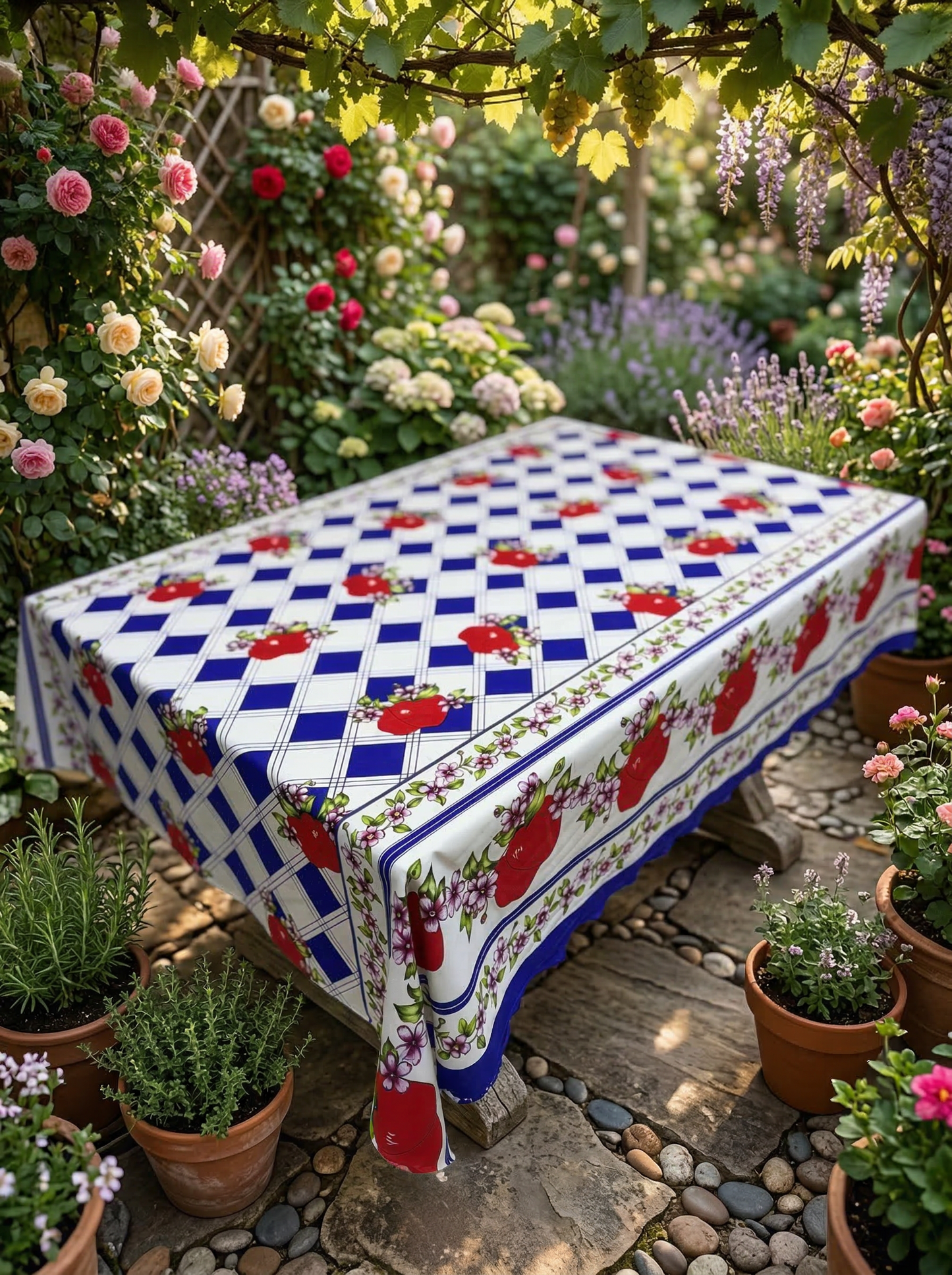 Prolecni Dekorativni Bastenski Stolnjak - DjinaTeks