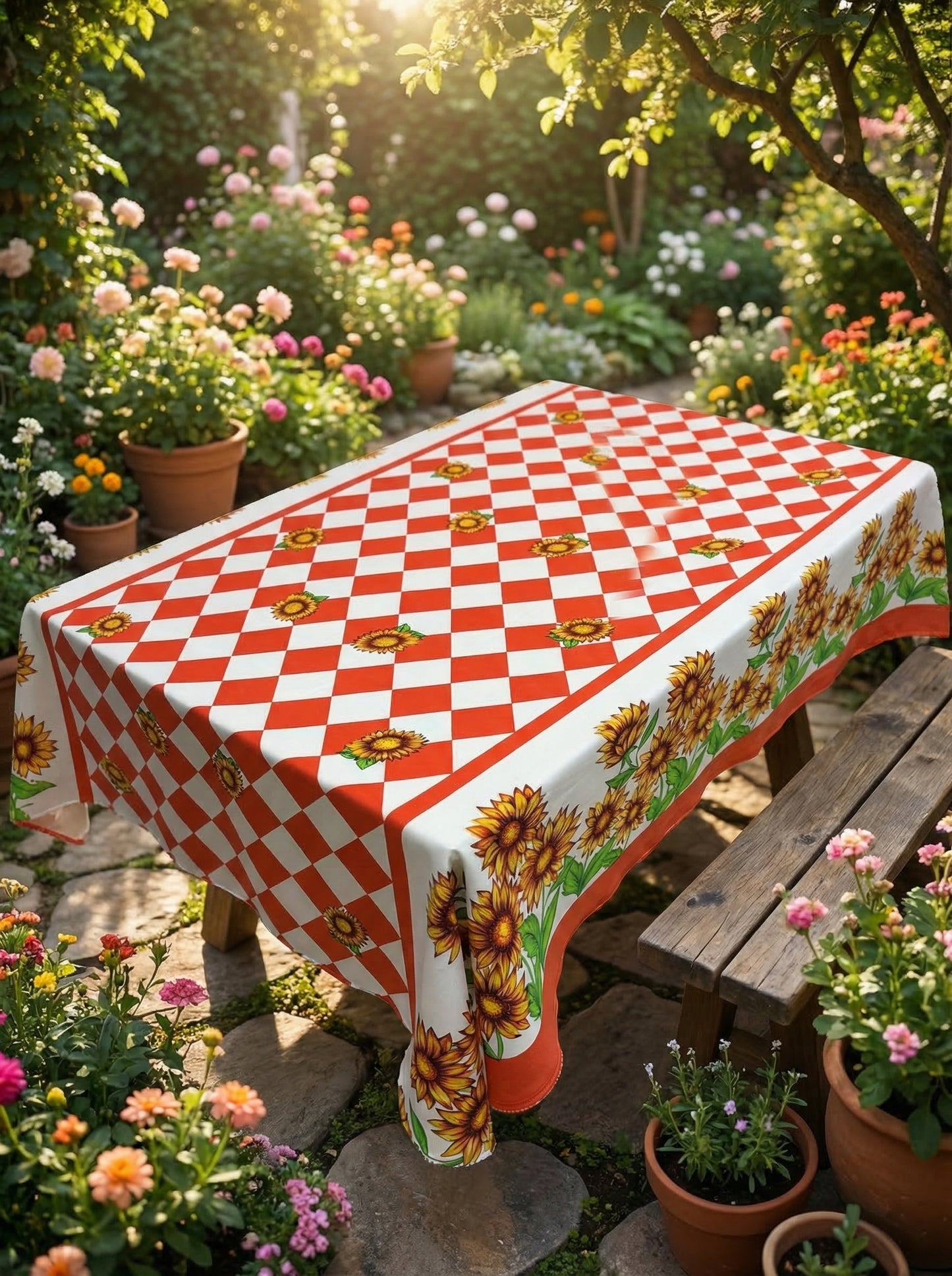 Prolecni Dekorativni Bastenski Stolnjak - DjinaTeks