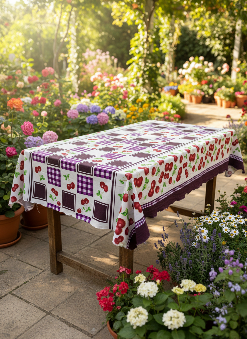 Prolecni Dekorativni Bastenski Stolnjak - DjinaTeks