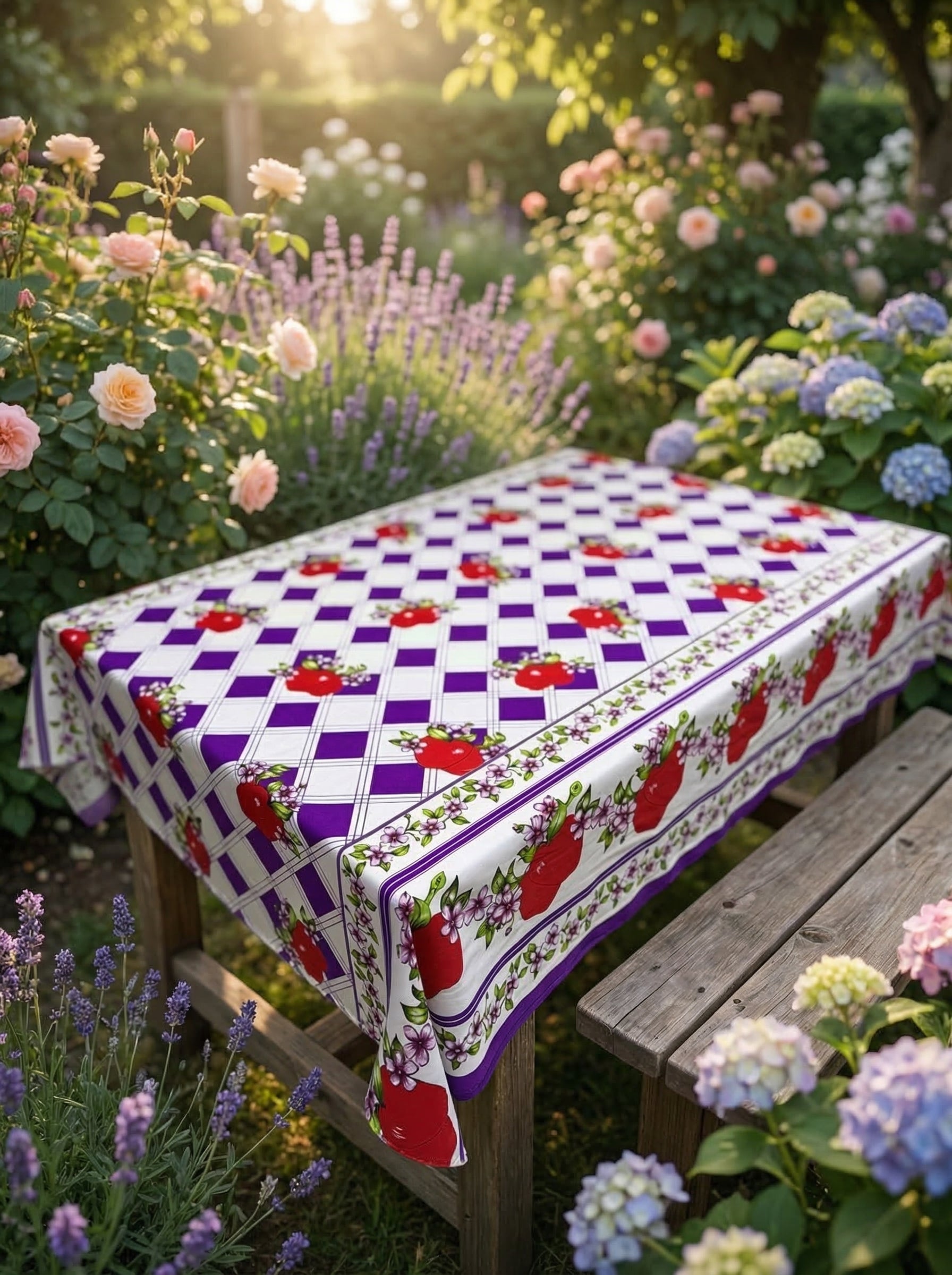 Prolecni Dekorativni Bastenski Stolnjak - DjinaTeks