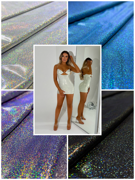 Hologram Likra Haljine Svecane Haljine Elegantne Haljine Haljine Za Maturu Materijali Za Haljine DjinaTeks Metraza Pozamanterija