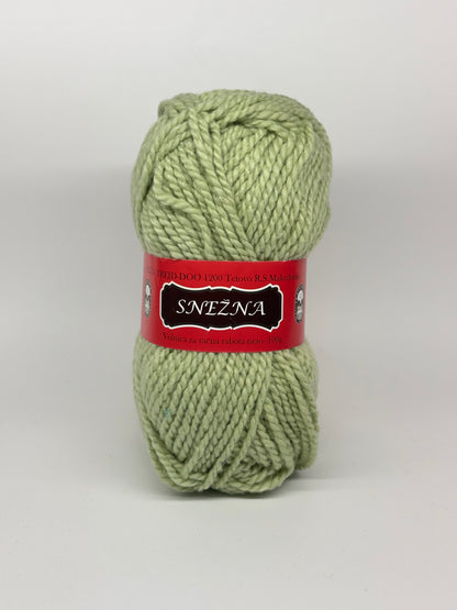 Makedonska Vunica za Pletenje Snežna 100% Sintetika 100g/210m