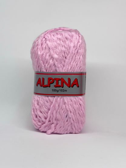 Makedonska Vunica za Pletenje Alpina 100% Akril 100g/102m