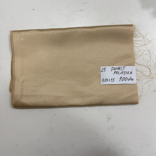 025 0,25 x1,5 DAMAST POLIESTER - DjinaTeks
