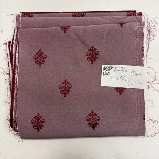 0160 DAMAST POLIESTER 0,9×0,2(10 KOM) - DjinaTeks