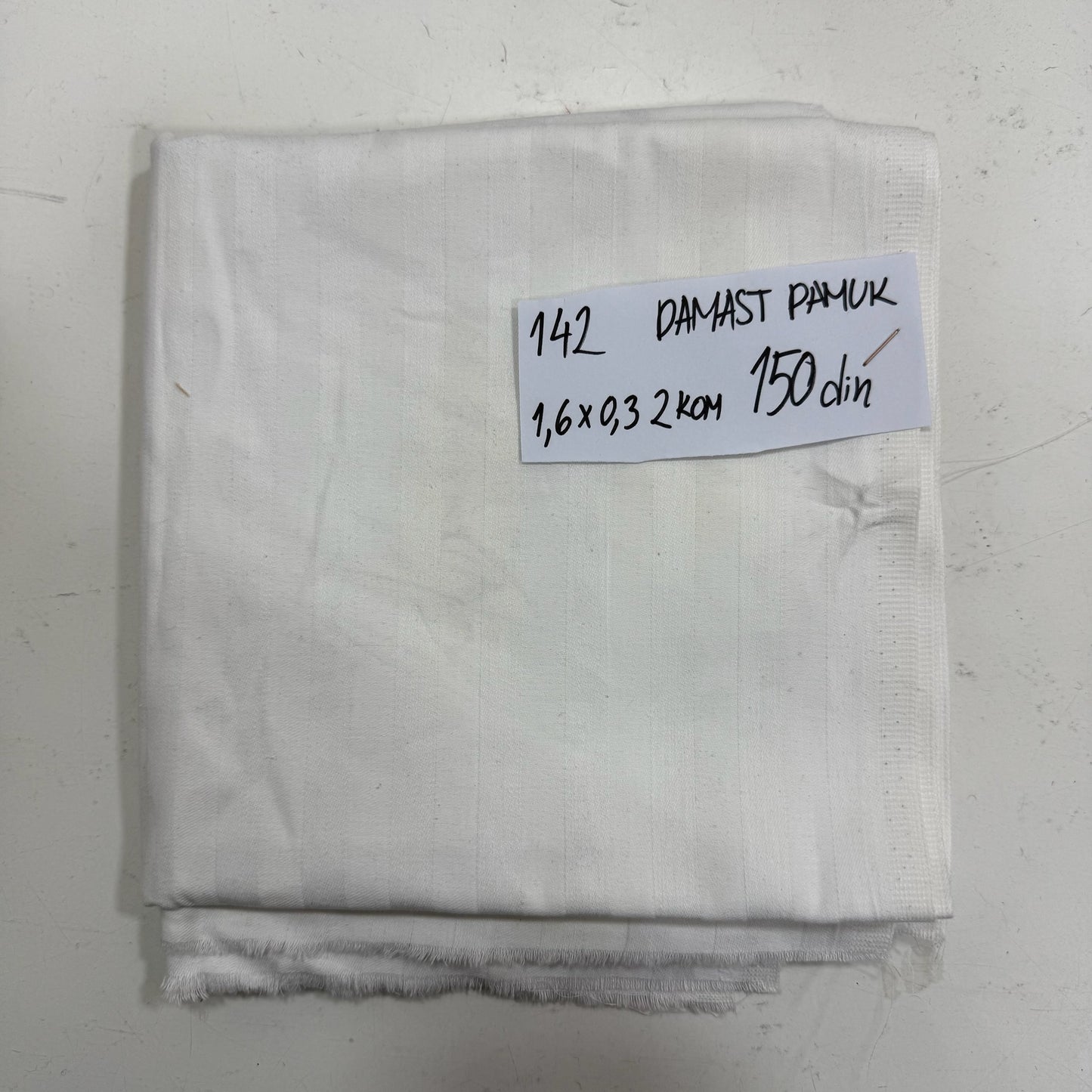 0142 DAMAST PAMUK 1,6X0,3(2 KOM) - DjinaTeks
