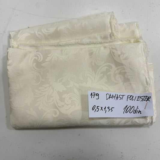 0179 DAMAST POLIESTER 0,5x1,35 - DjinaTeks