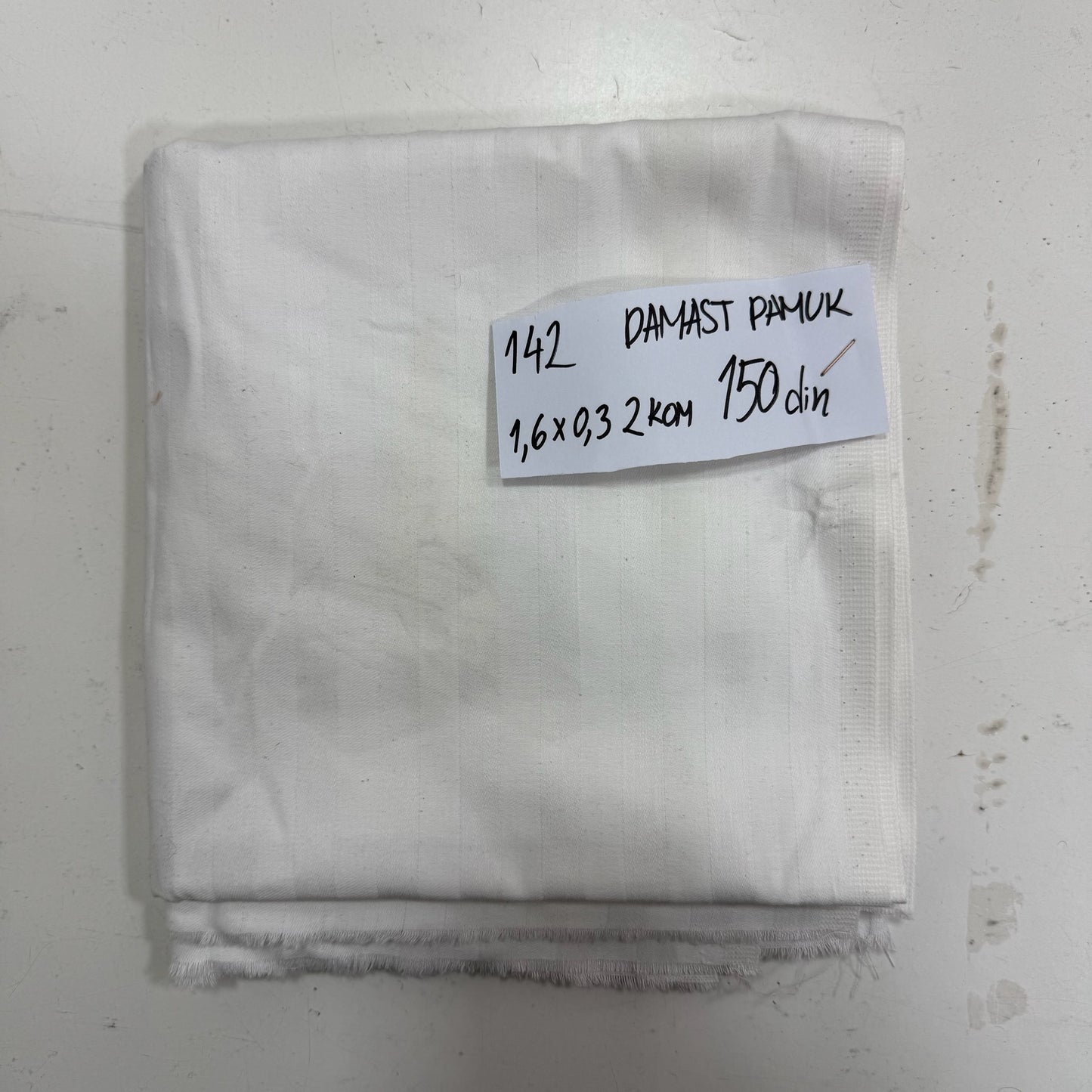 0142 DAMAST PAMUK 1,6х0,3(2kom) - DjinaTeks