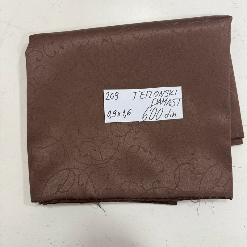0209 TEFLONSKI DAMAST 0,9×1,6 - DjinaTeks