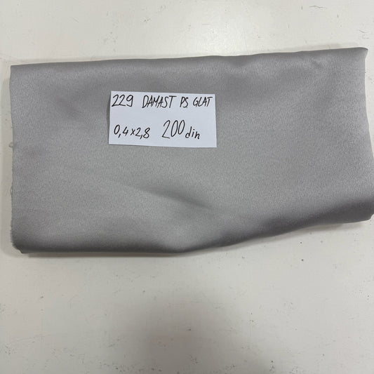 0229 DAMAST PS. GLAT 0,4x2,8