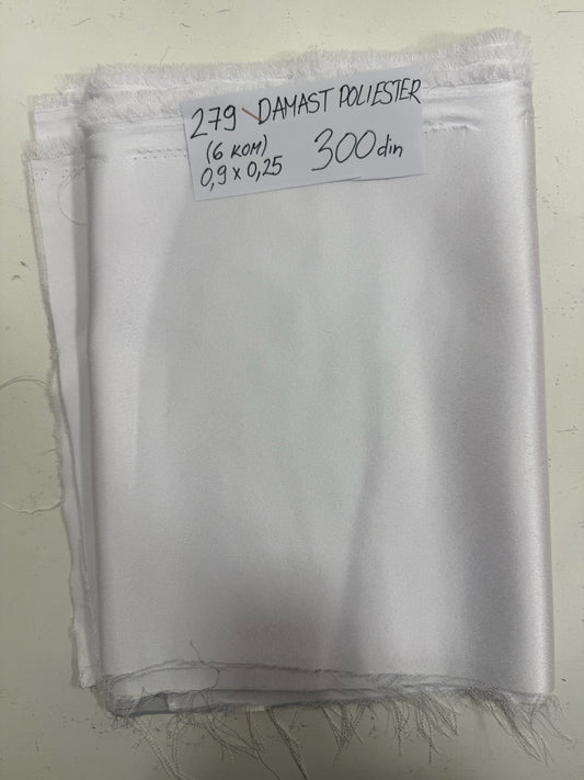 0279 DAMAST POLIESTER 0,9x0,25(6 kom)