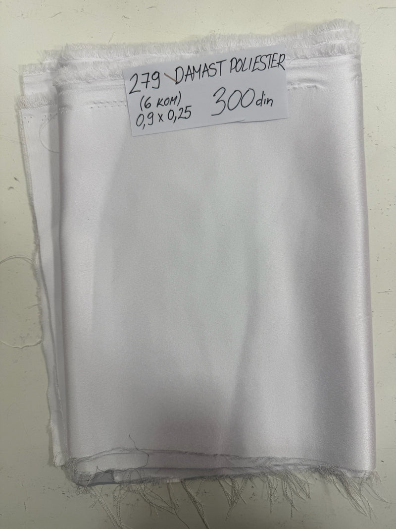 0279 DAMAST POLIESTER 0,9x0,25(6 kom)