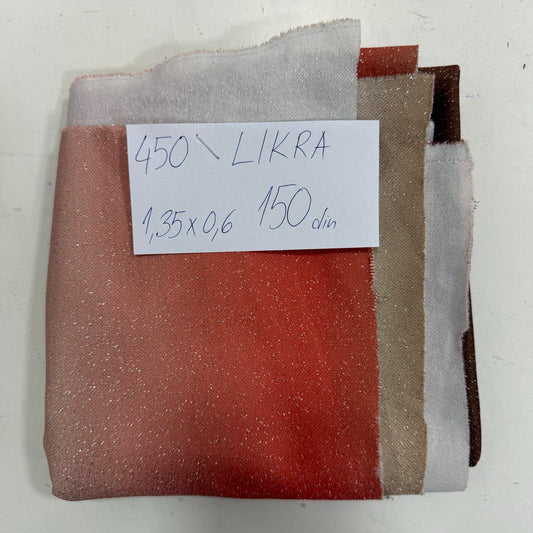 450 LIKRA 1,3x0,6