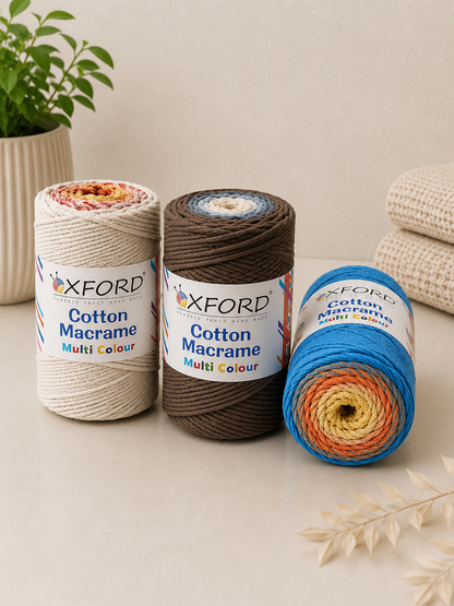 OXFORD Cotton Macrame Multi Colour – pamucni konac 250g
