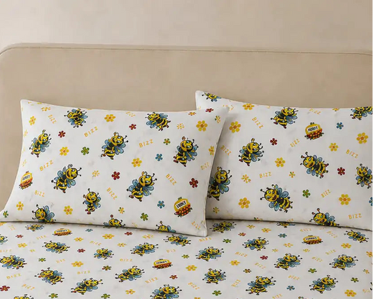 Ranfors posteljina po meri – pcelice – 100% pamuk