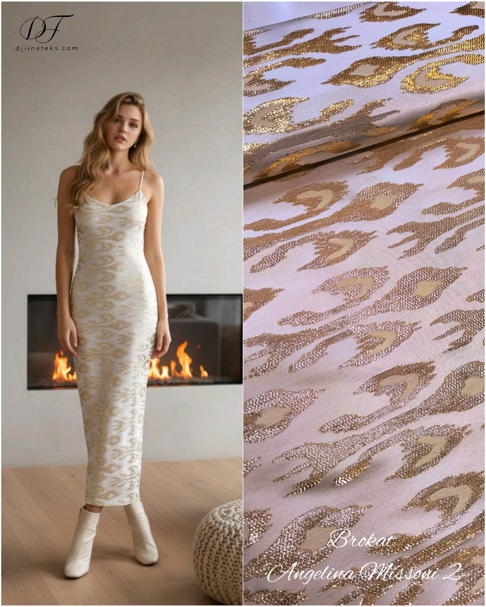 Brokat ANGELINA Missoni – luksuzna svecana tkanina sa reljefnim dezenom - DjinaTeks