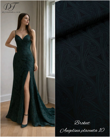 Brokat ANGELINA PLACENTA– svecani brokat za haljine - DjinaTeks