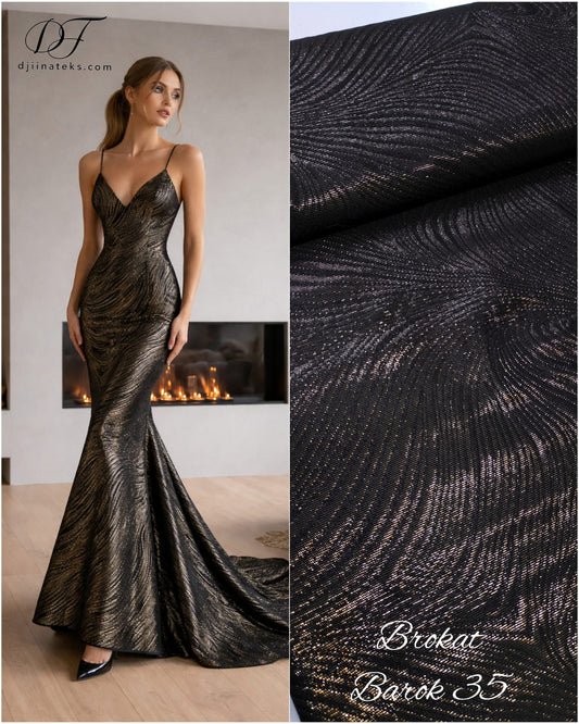 Brokat BAROK – luksuzni svecani brokat za maturske haljine - DjinaTeks