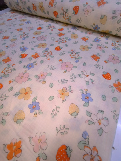 Krep Muslin Šareni Pamuk – Lagan i Prozračan Materijal za Letnju Odecu - DjinaTeks