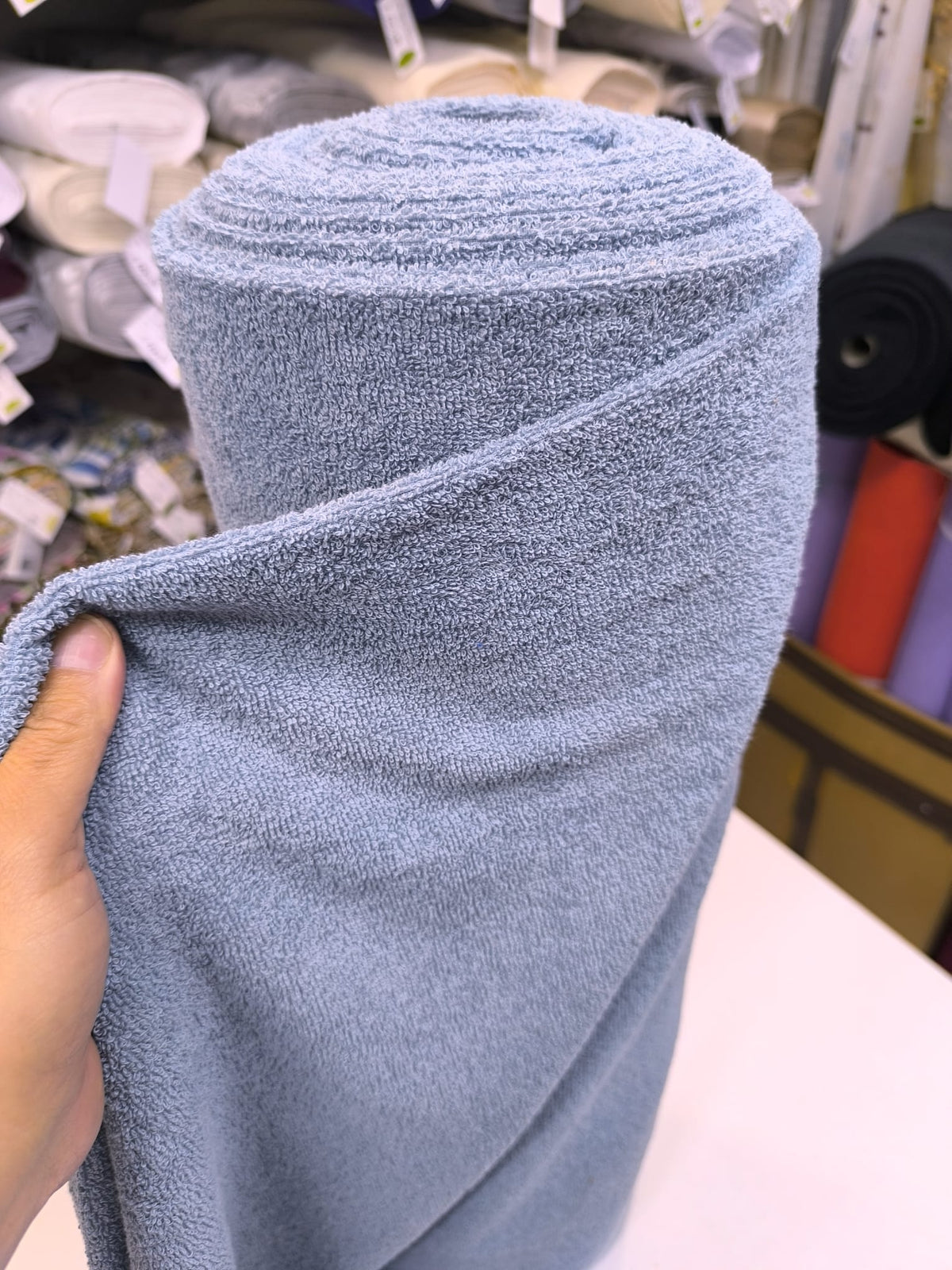 Frotir Luks 400 g/m² – 100% premium pamuk – širina 160 cm - DjinaTeks