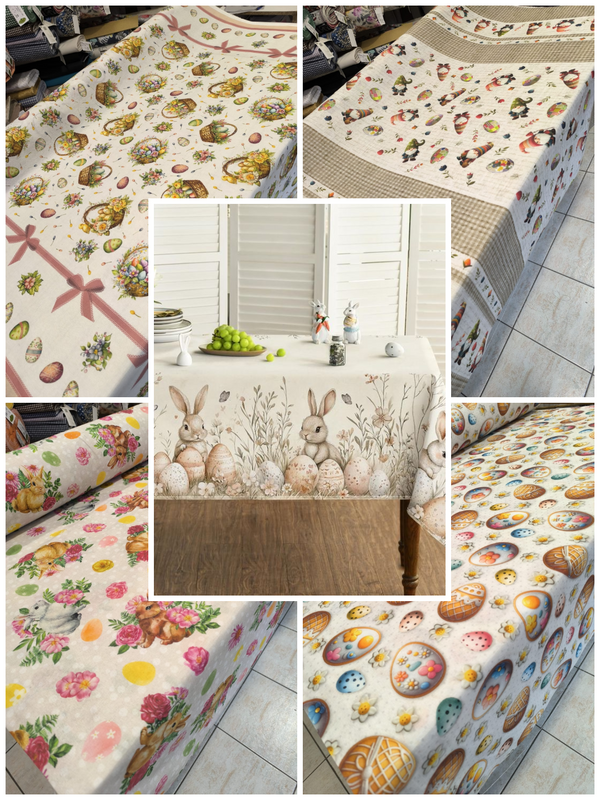 Uskrsnji Stolnjaci Jastucnice Loneta uskrs vaskrs jaja uskrasnje dekoracije