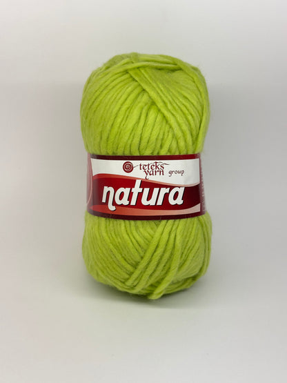 Vunica Natura 100g – 100% prirodna vunena nit iz Makedonije, idealna za pletenje, heklanje, kape, salove i dzempere
