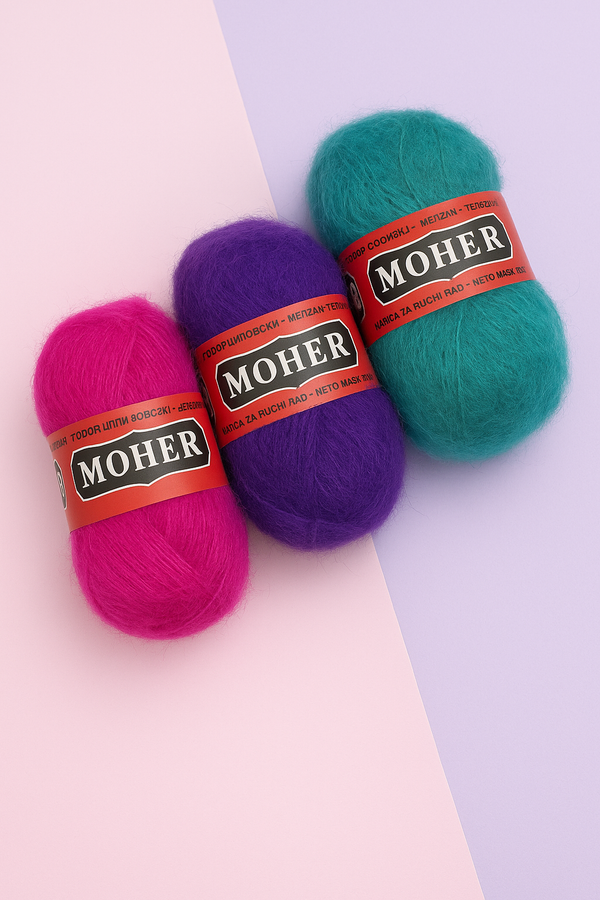 Vunica za pletenje Moher