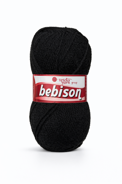 Makedonska Vunica za Pletenje Bebison 100% Akril 100g/200m