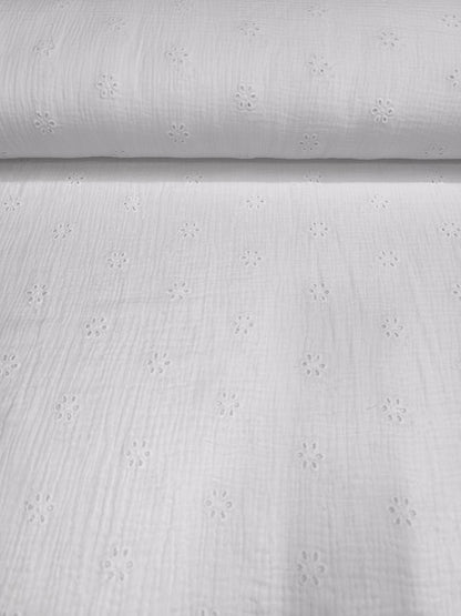 Vezeni krep muslin 100% pamuk – 150 cm - DjinaTeks