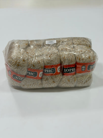 Makedonska Vunica za Pletenje Doris 15% Moher, 77,5% Malon, 7,5% Lame 50g/120m