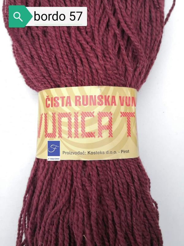 Runska Vuna 100% 250g/375m – DjinaTeks